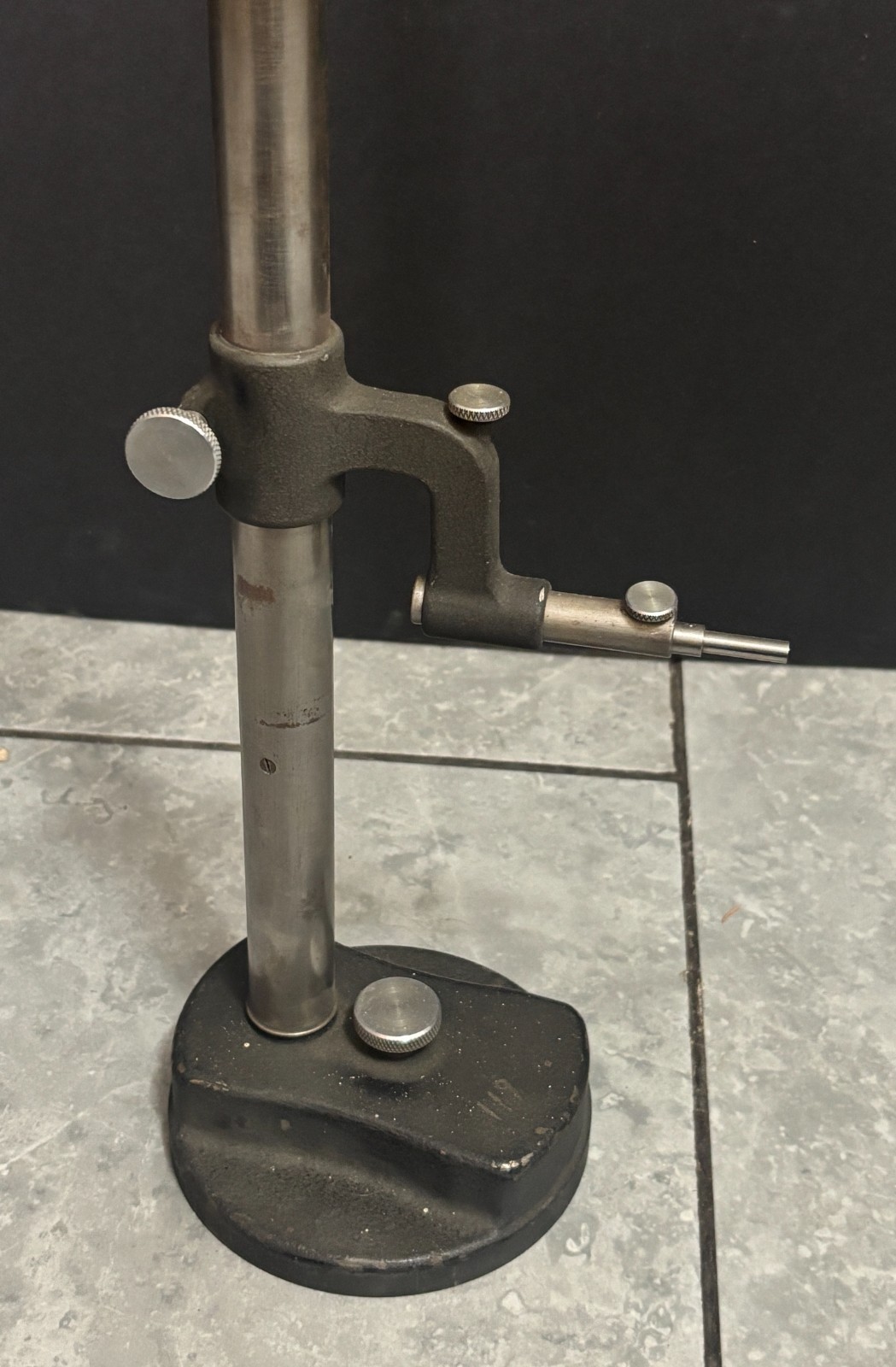 Vintage Dial Indicator Stand 22.5" tall