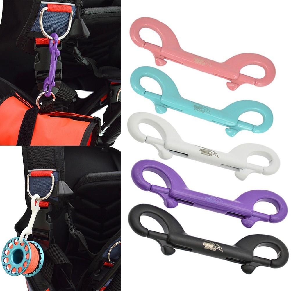 90mm Secure Diving Double Ended Clip Hook Ideal for All Scuba Applications
