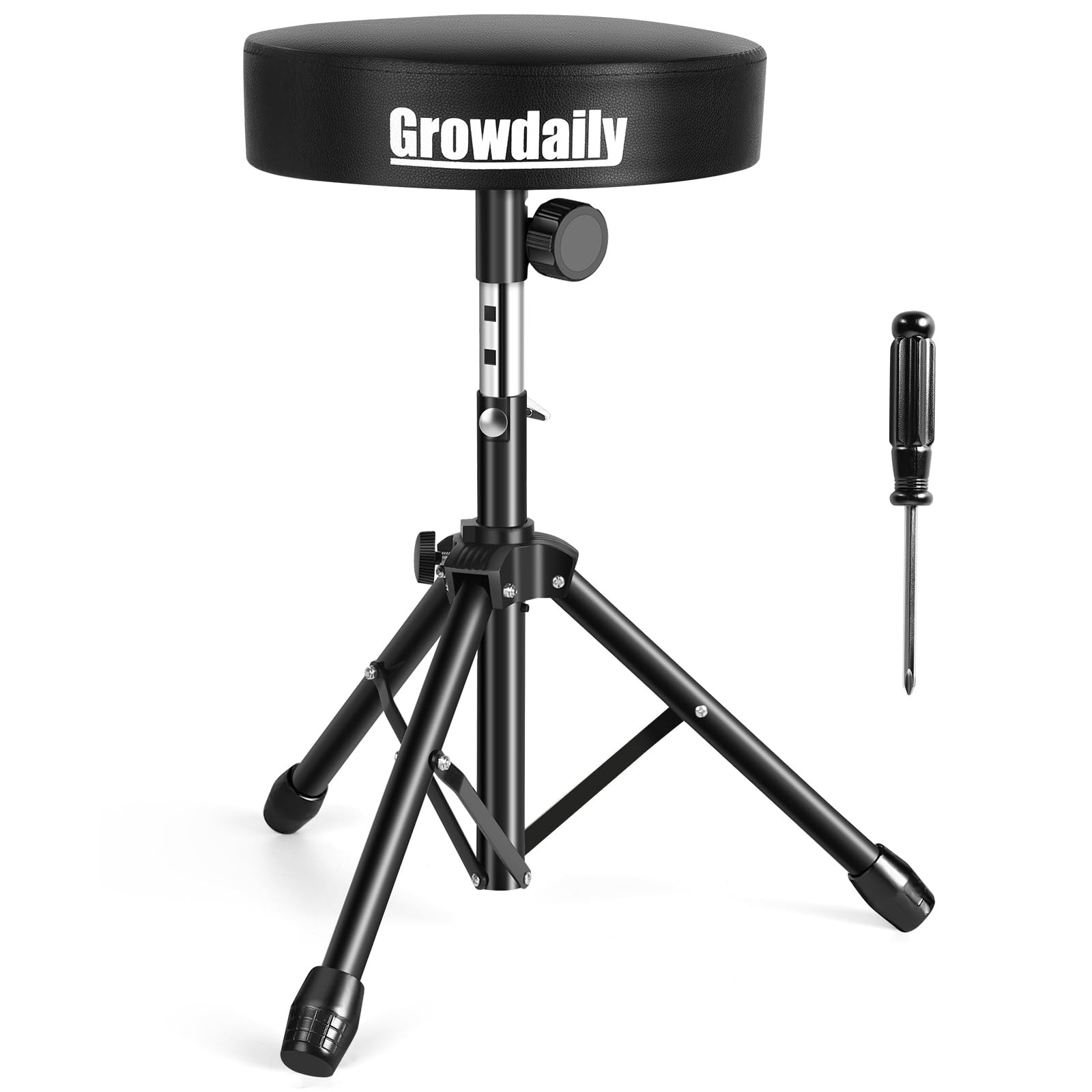 Drum ThroneAdjustable Stool Drum Universal Drum Throne Drummer Stool for Adul...