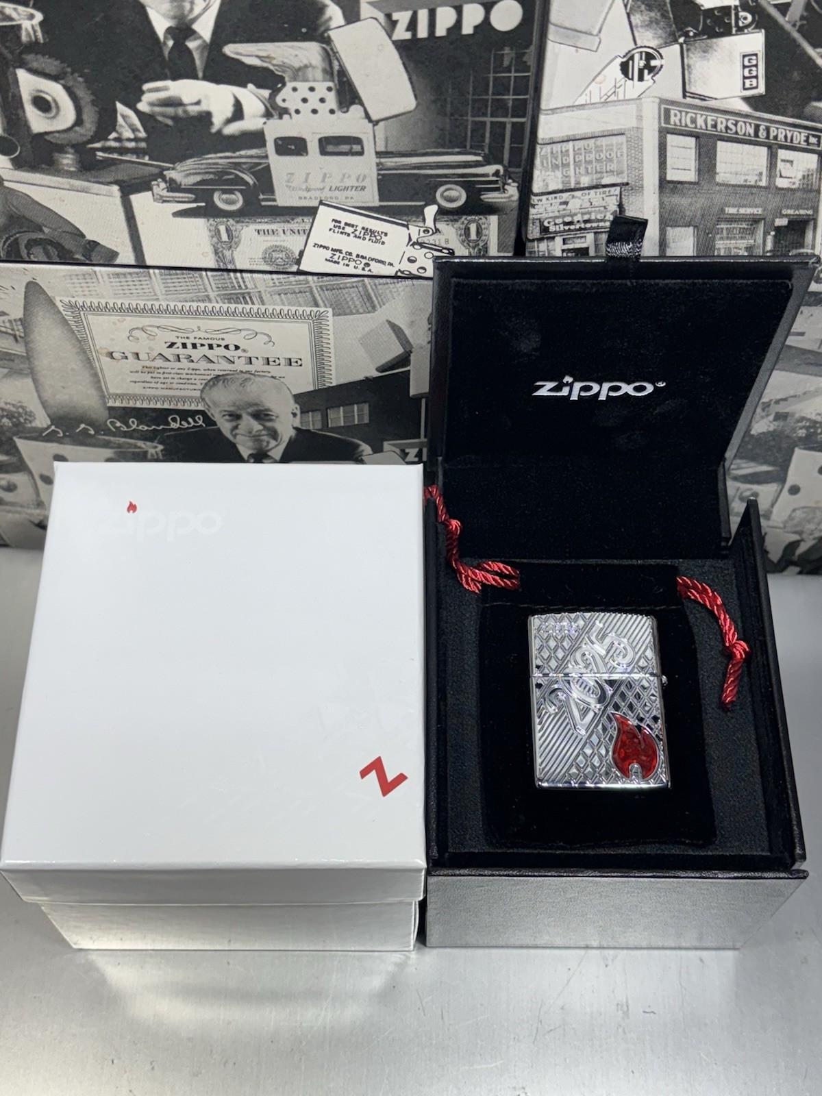 RERE 2025 ARMOR ZIPPO LOGO LIGHTER COLLECTIBLE 100 LIMITED