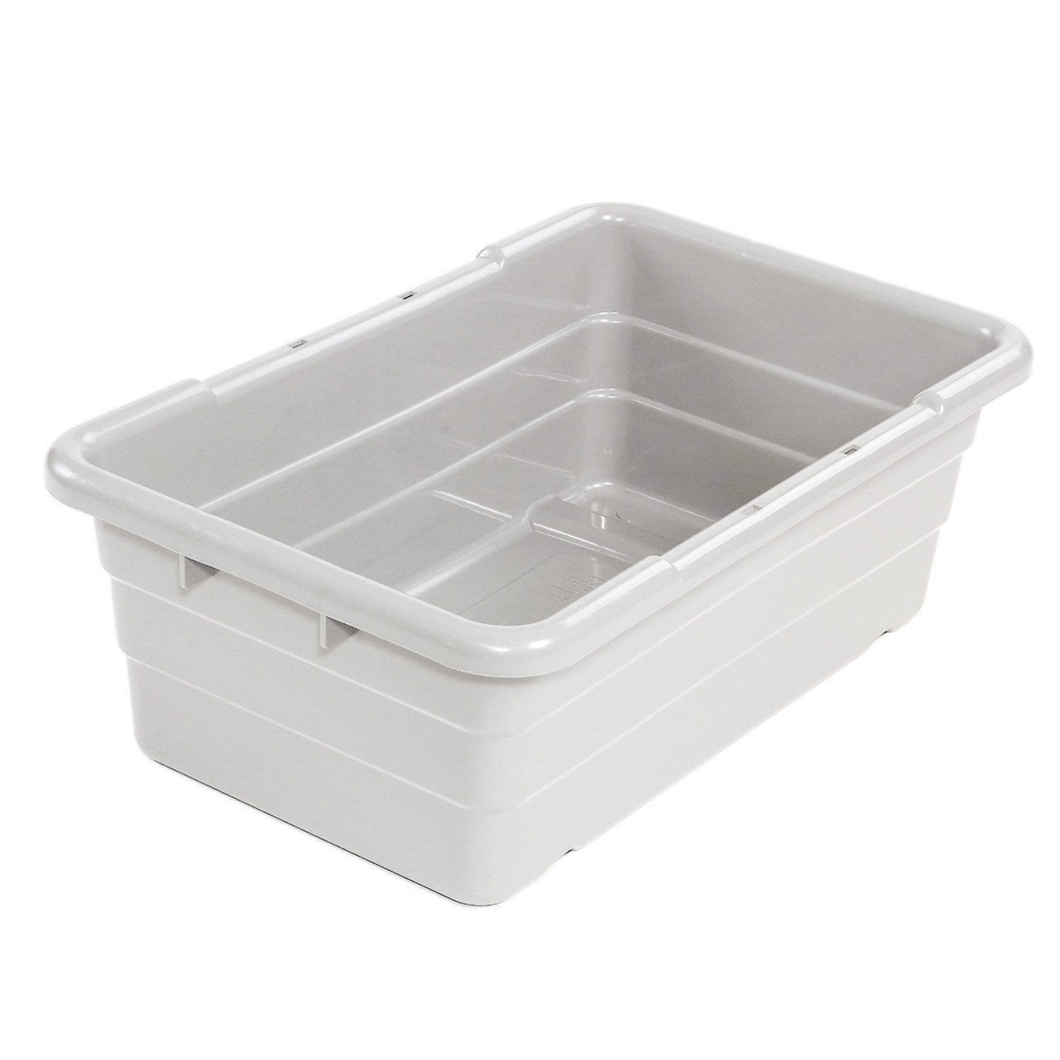 Cross Stack Nest Tote Tub - 25-1/8 x 16 x 8-1/2 White Lot of 6