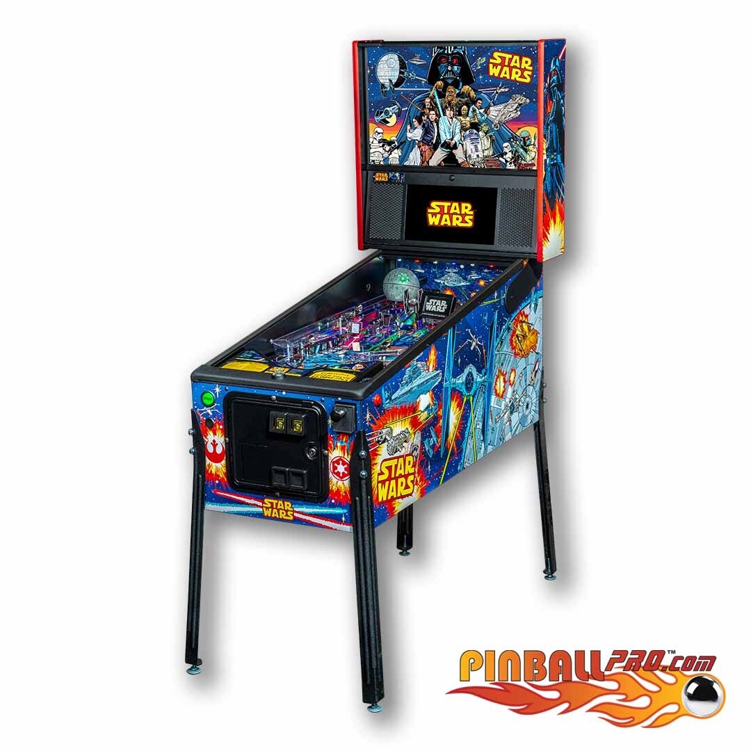 NIB Star Wars Comic Pro Pinball Machine Authorized Stern Dealer