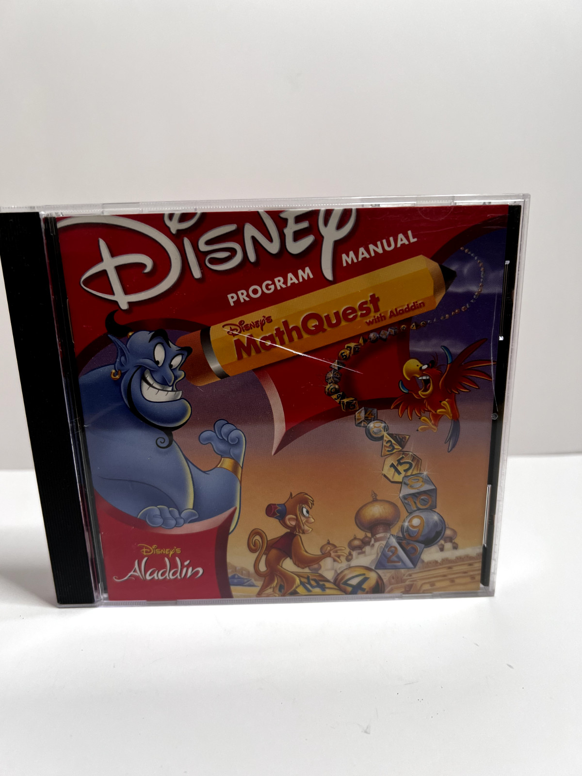 Disney Interactive Math Quest With Aladdin Windows & Mac CD-ROM  Genie & Lago
