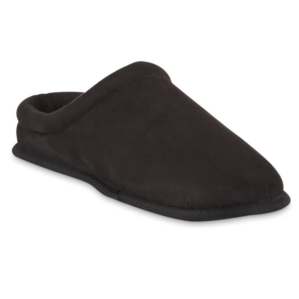 Basic Editions Men's Stooge Black Slip-On Slippers S (7/8) Medium Width