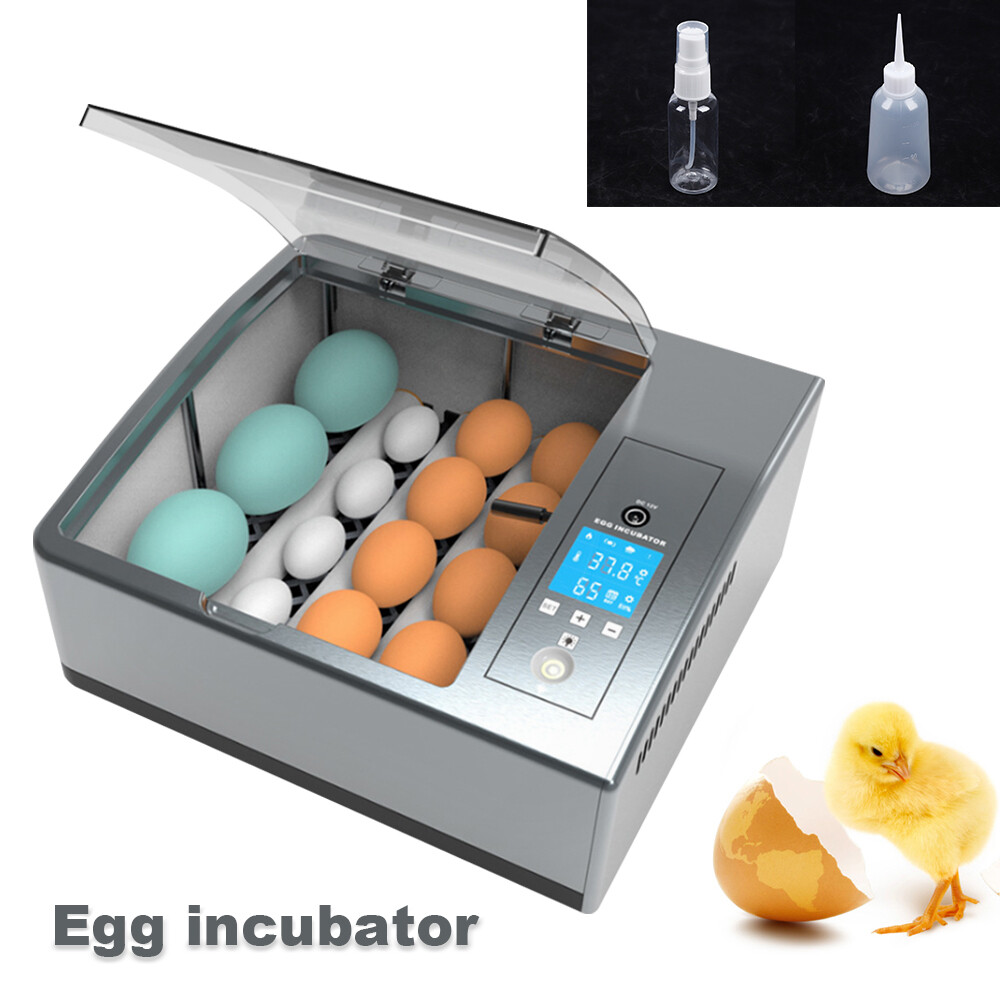 16PCS Eggs Automatic Smart Incubator Hatcher w/Temp Control Turning NEW