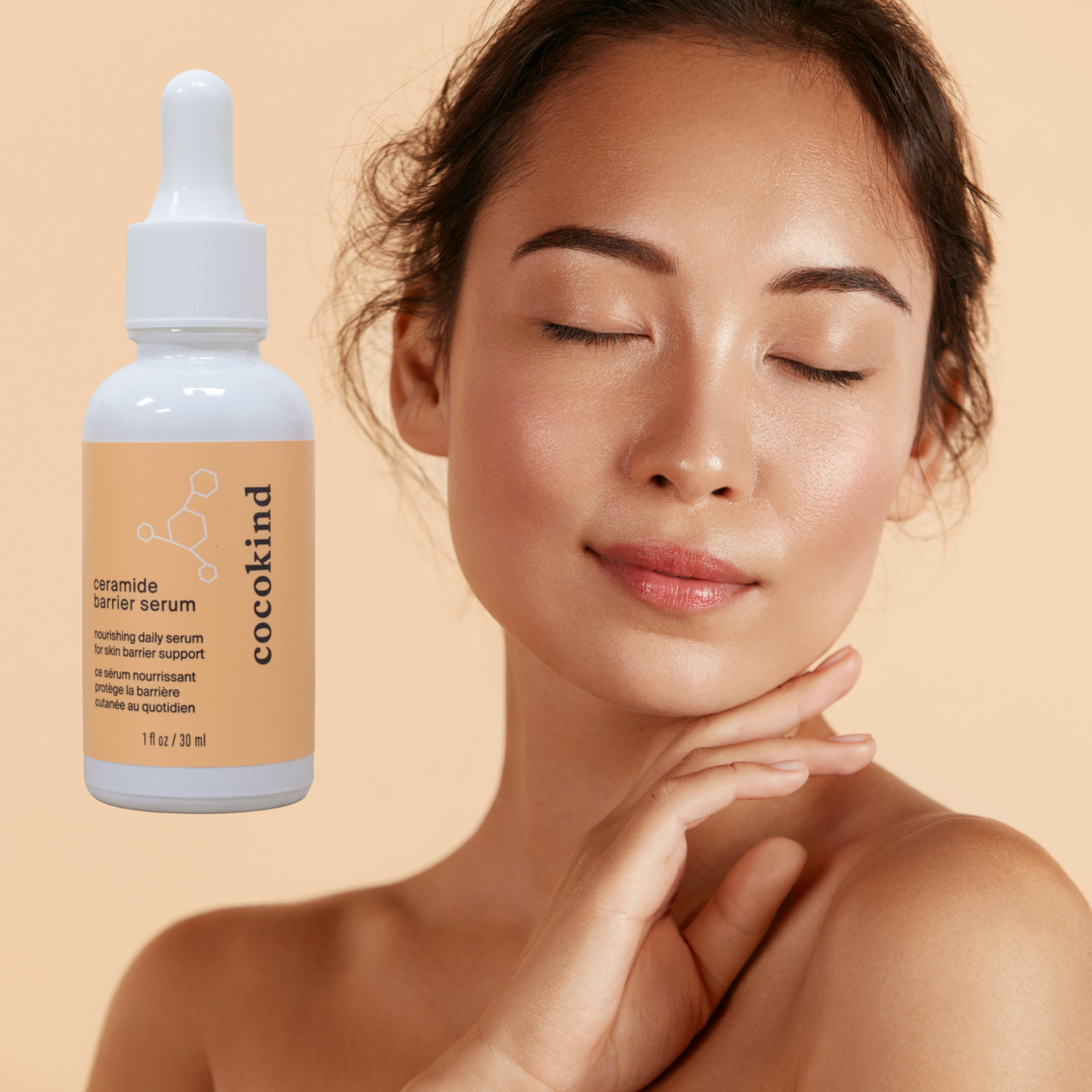 cocokind Ceramide Barrier Serum Nourishing Daily Serum 1 fl oz / 30 ml