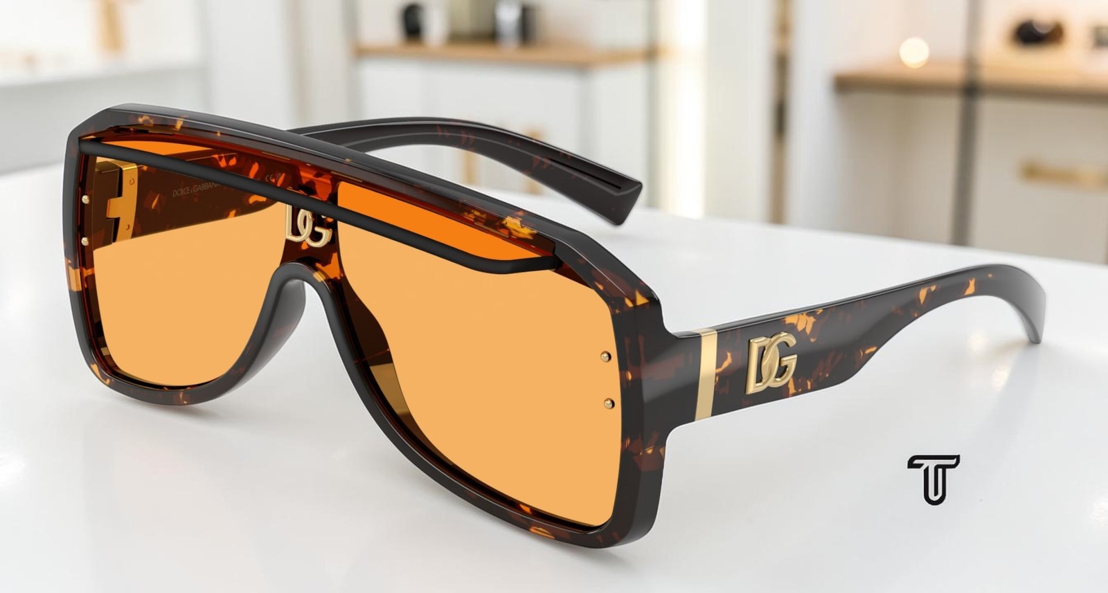 DOLCE & GABBANA DG6205 512 85 Yellow Havana Yellow 37 mm Unisex Sunglasses
