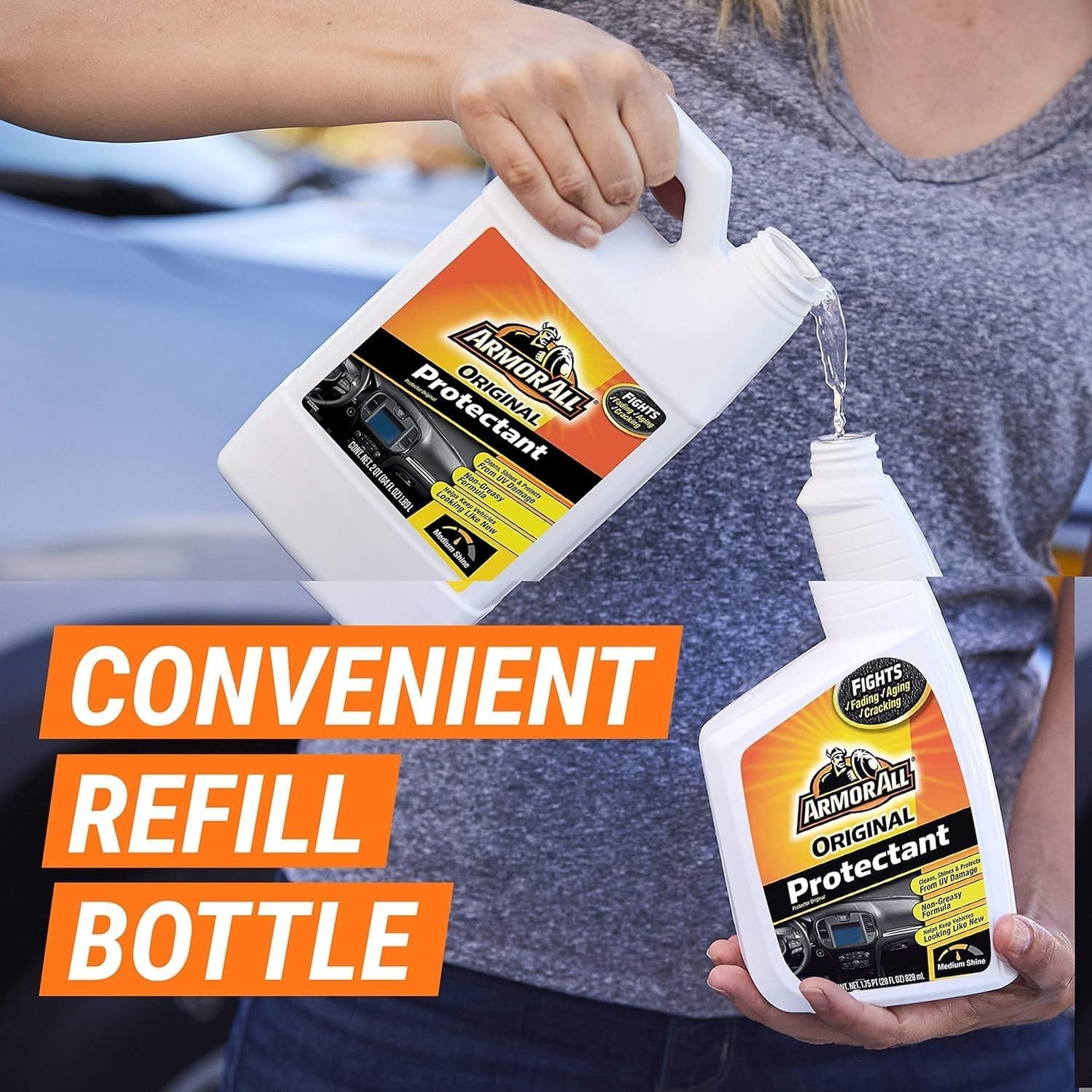 Armor All Car Protectant Refill 1 Gallon Interior Cleaner UV Protection