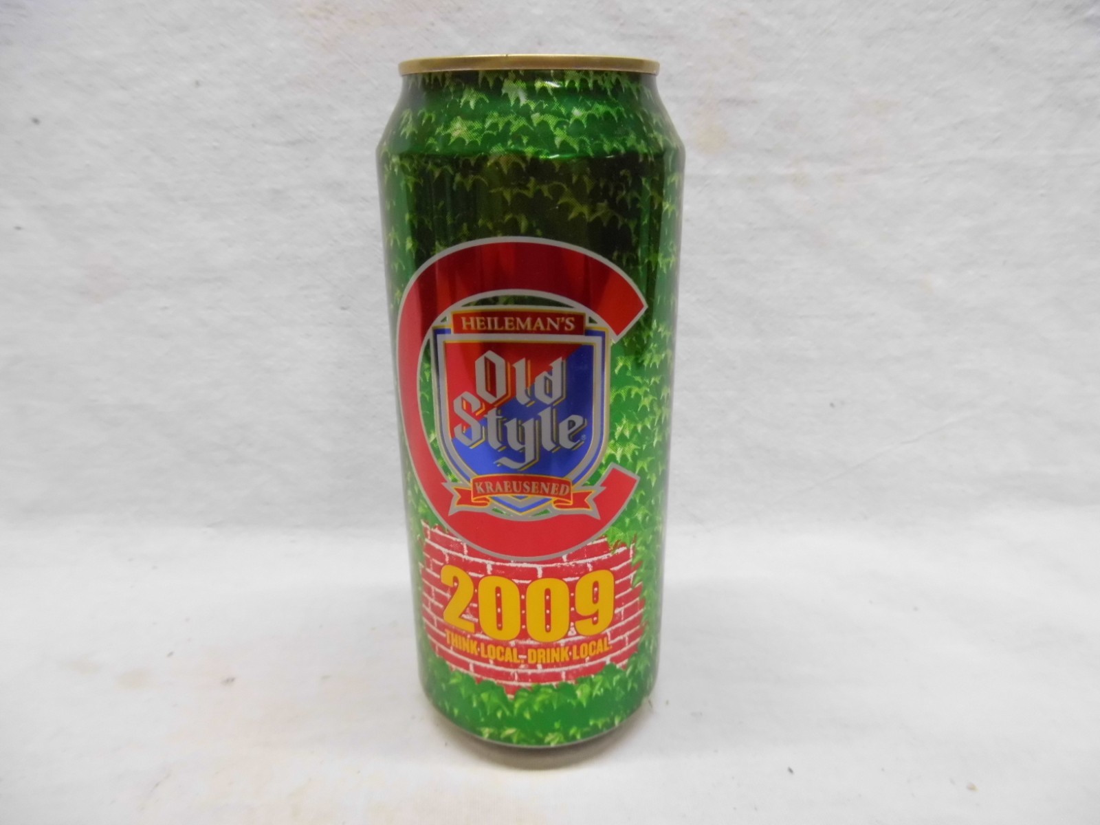 OLD STYLE "LOCALLORE WRIGLEY FIELD" 16 OZ BEER CAN~HEILEMAN BRG, MILWAUKEE, WIS