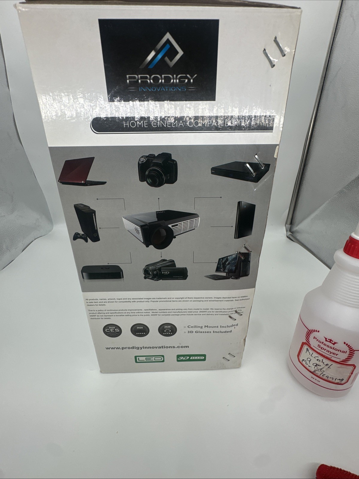 PRODIGY INNOVATIONS HD Series LR-22 Projector 3D Ready Complete
