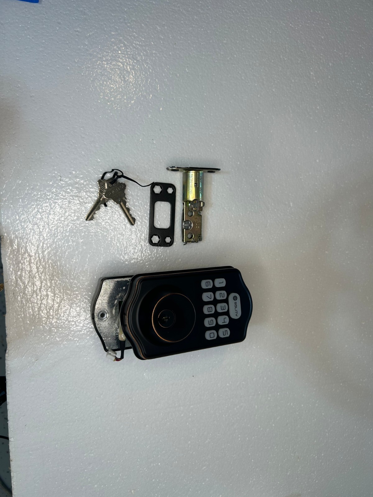 Solity Smart Digital Electronic Deadbolt Door Lock, Keyless Entry, Auto Lock,...