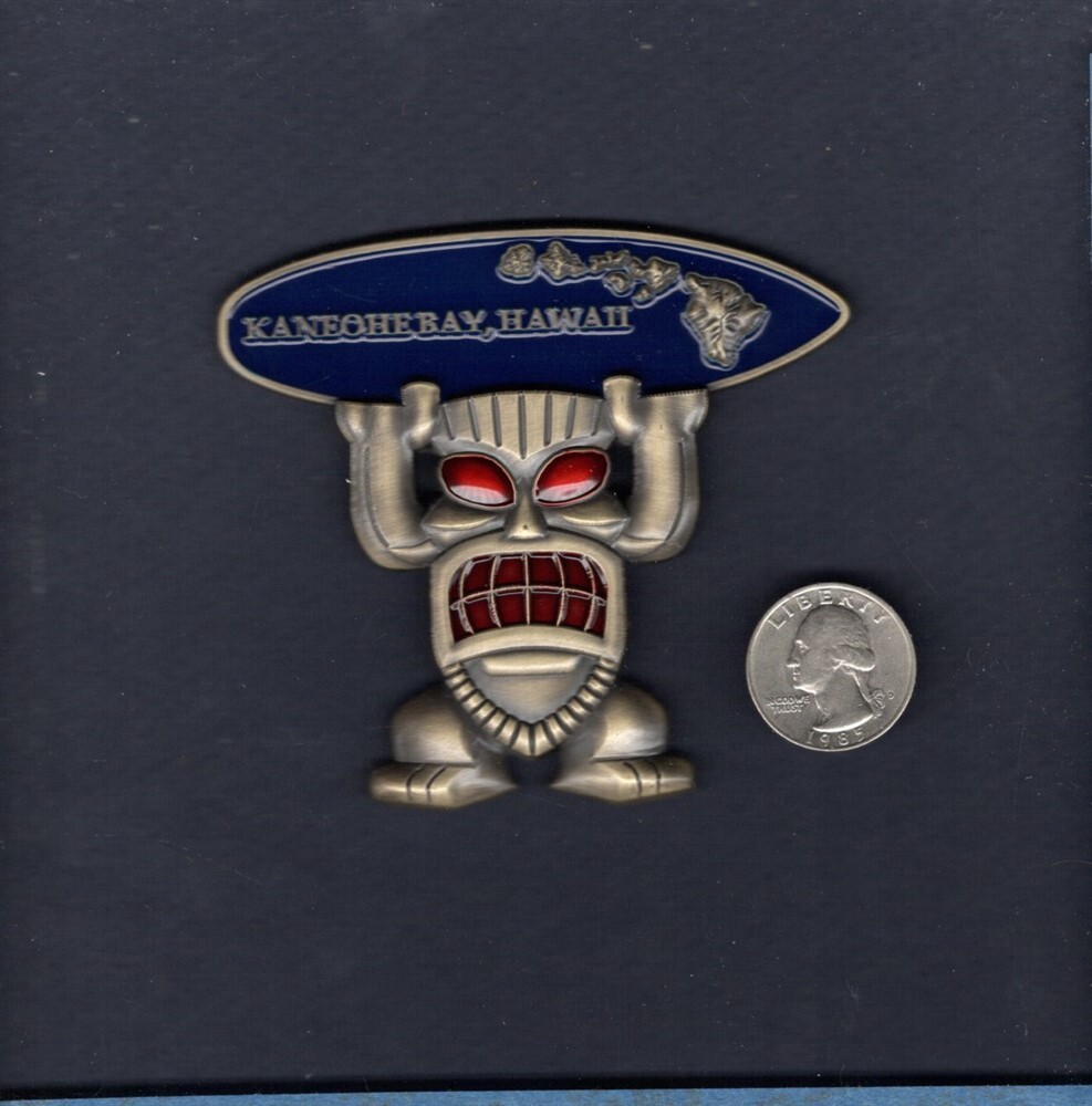 MCAS Marine Corps Air Station KANEOHE BAY Hawaii Magnet Squadron Patch Image