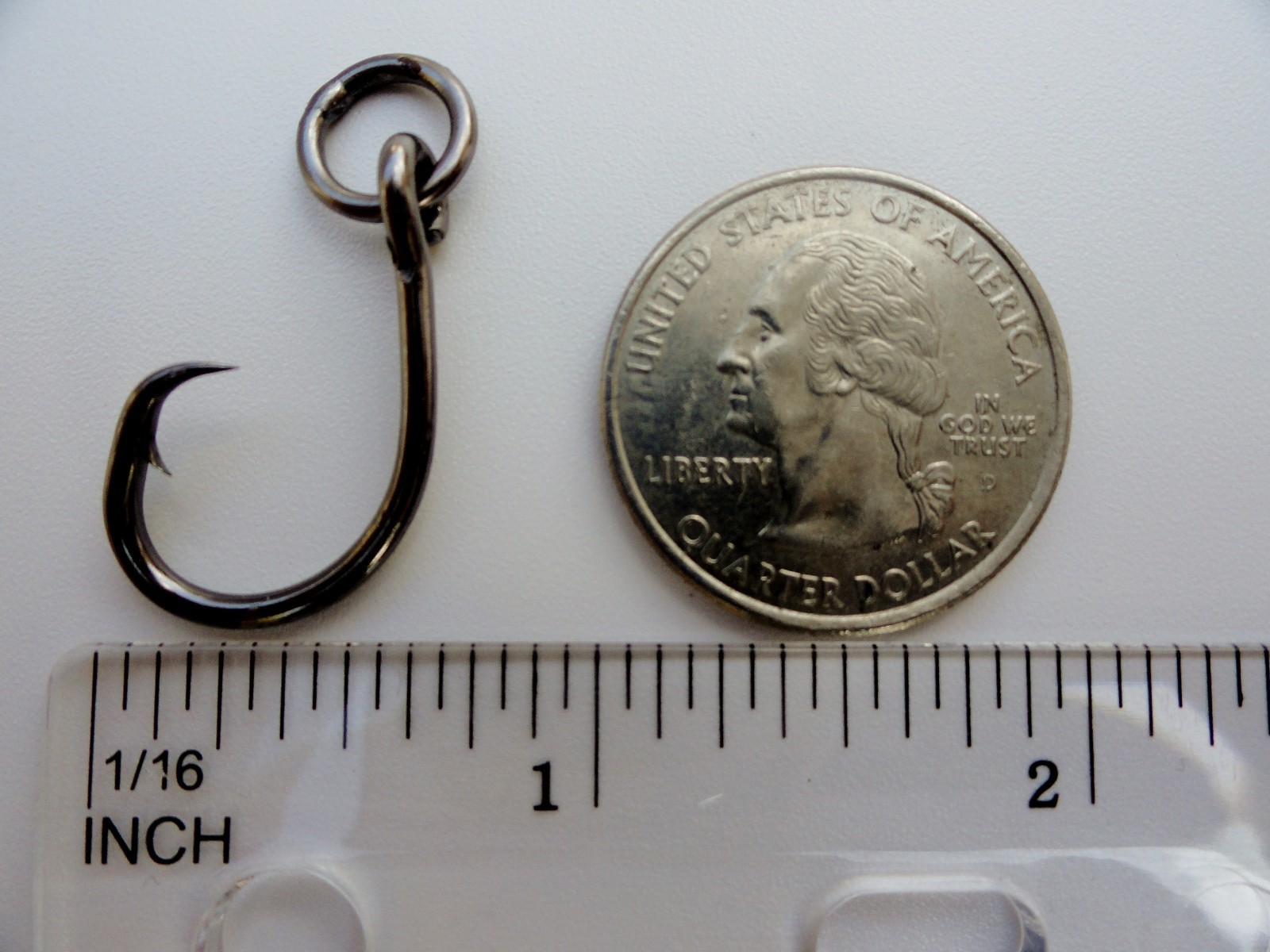 4x Strong Ringed Circle Hooks Size #1 Fishing Hooks 48 Pieces