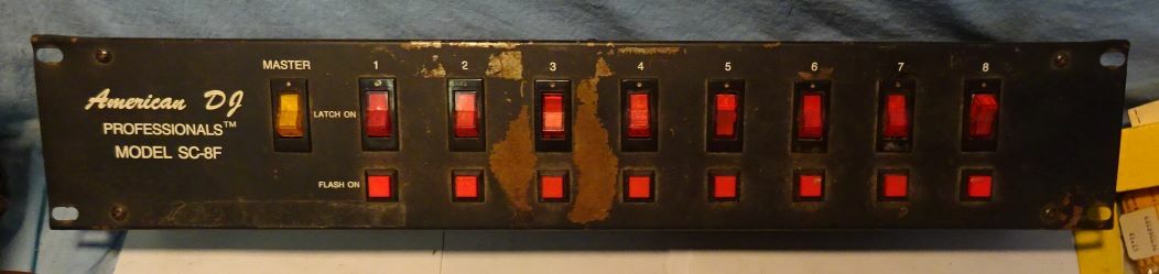 ** Vintage - AMERICAN DJ Professionals MASTER Control - Model SC-8F - USED **