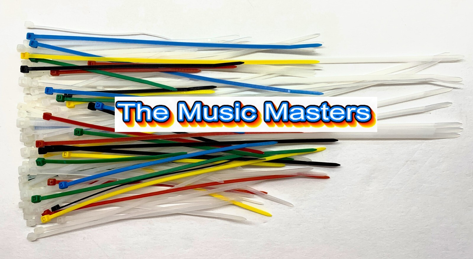 100 Assorted Colors 4, 6, 8, 12 inch Nylon Wire Cable Tie Wraps Straps Zip Ties