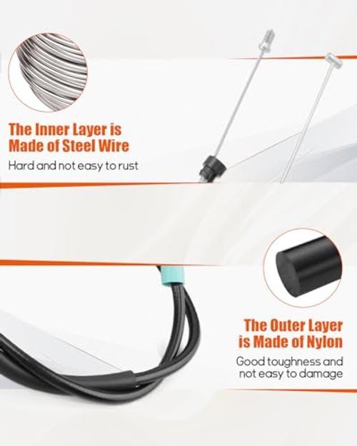 Throttle Cable Compatible with LS1 LSX LS Drive By Cable Accelerator linkage