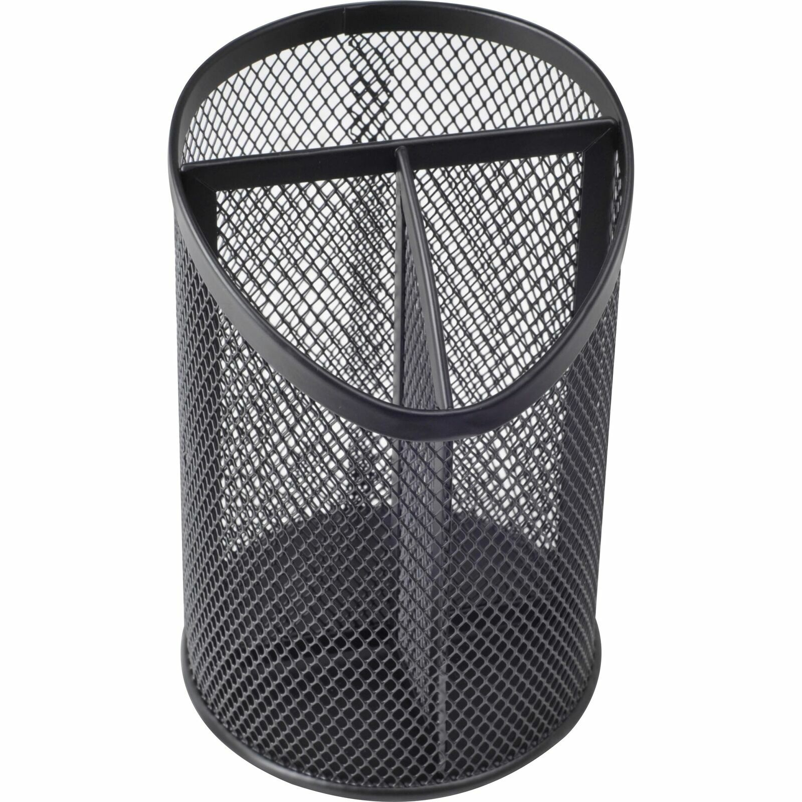 Pencil Cup with Angled Divided 4''X6'' Pencil Cup easy access to desktop items