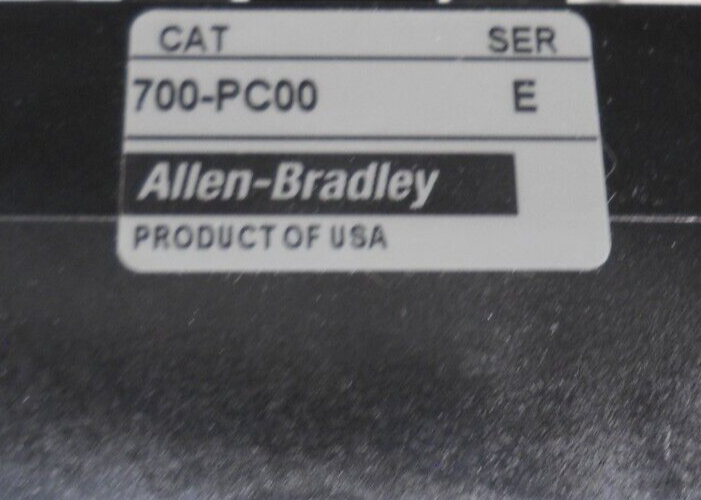 NEW ALLEN BRADLEY 700-PC00 RELAY THIRD DECK, SER. E, NIB