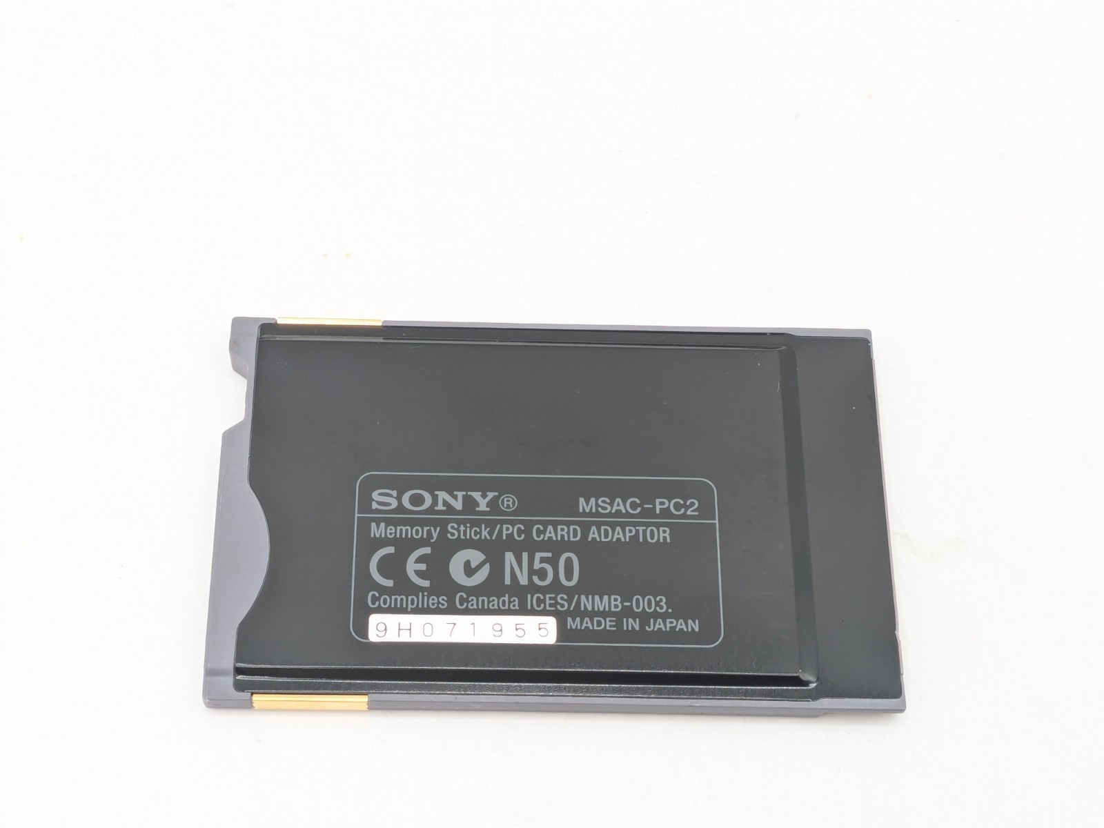 Sony PCMCIA Memory Stick Reader MSAC-PC2)