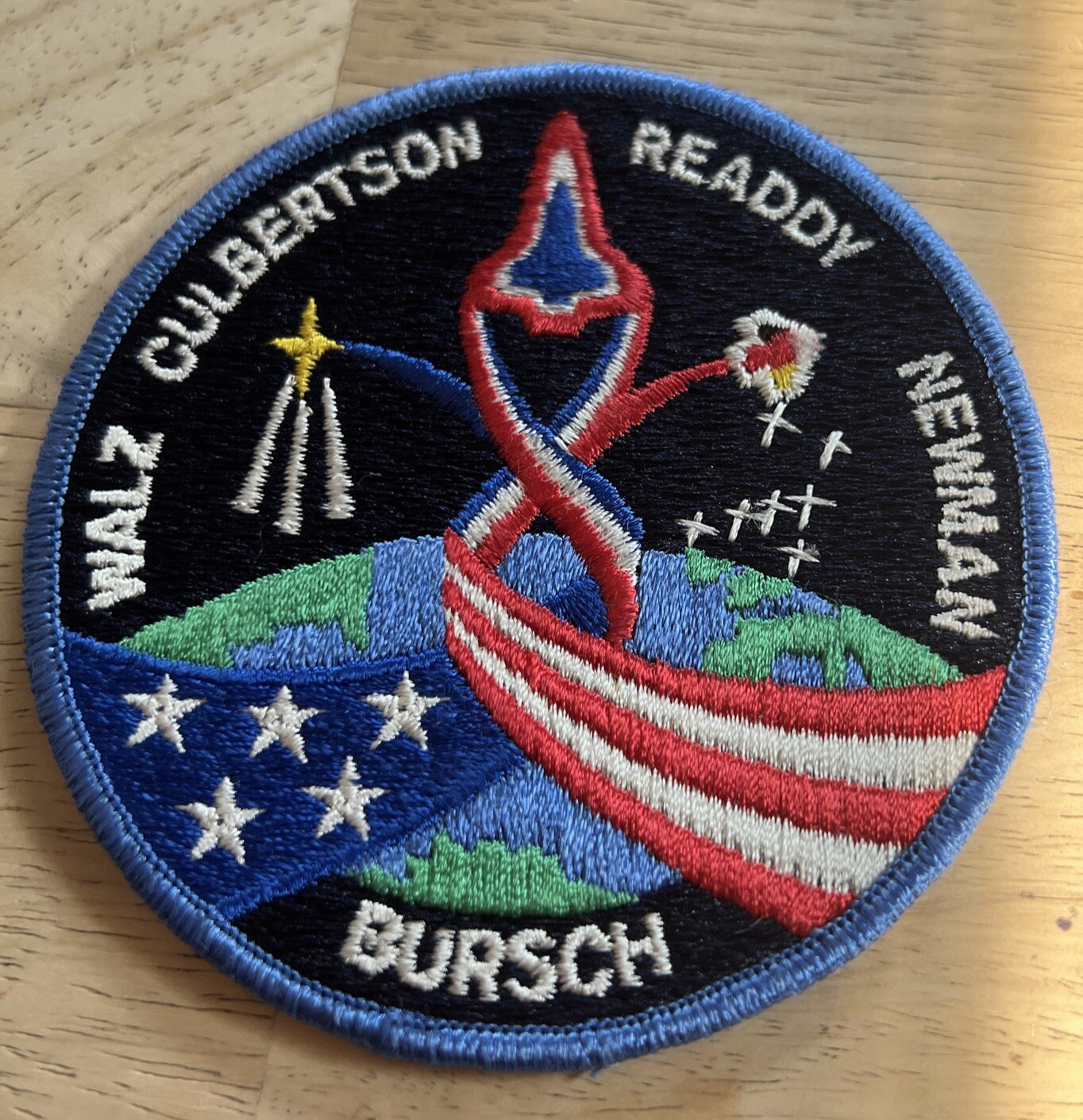 NASA Space Shuttle Walz Culbertson Readdy Newman Burch Patch (New)