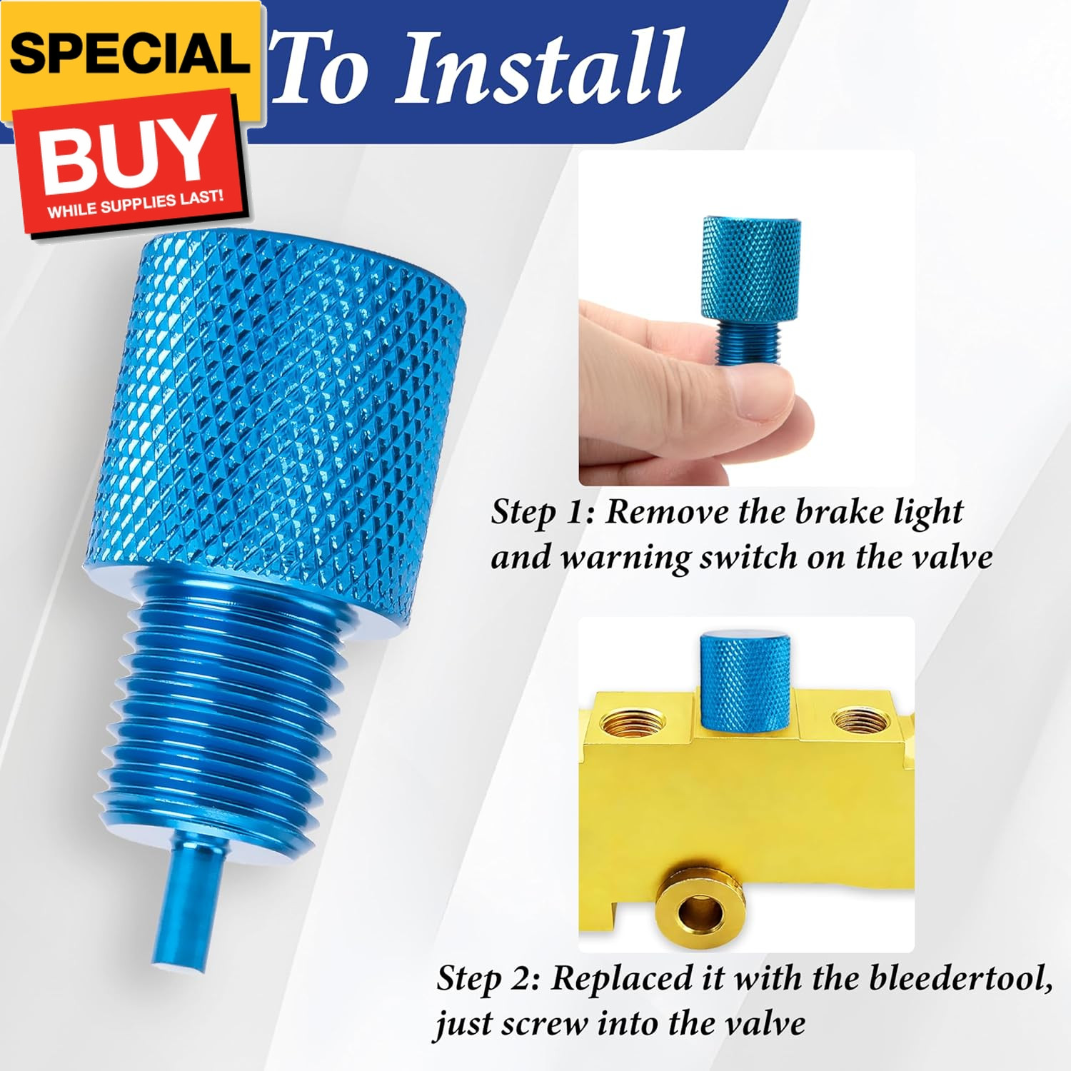 Proportioning Valve Bleeder Tool, Brake Proportioning Valve Bleeder Tool, Brake