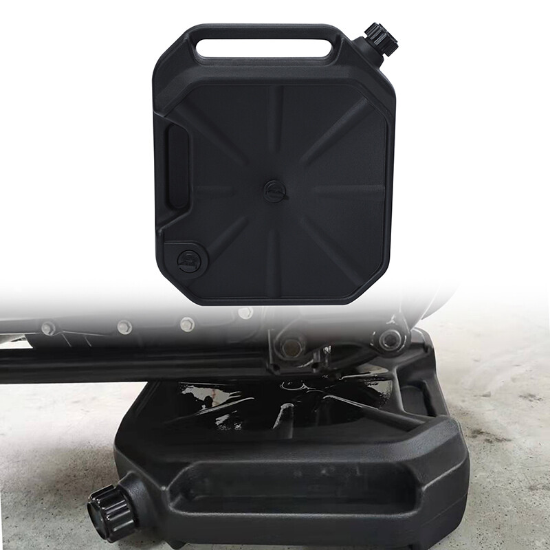 7.5L 2 Gallon Portable Fuel Gas Oil Drain Pan Fit For ATV Off Road Motorbike