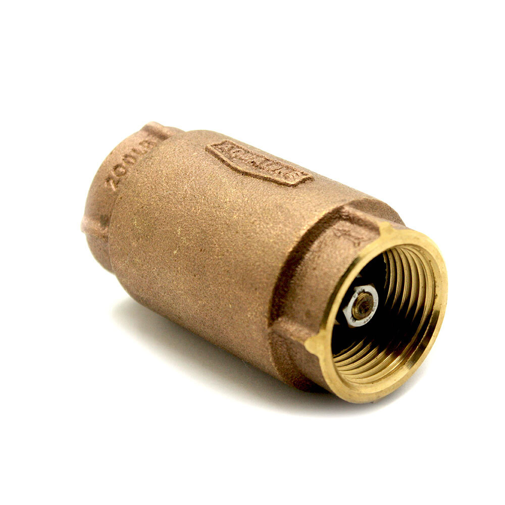 Thrifco 6415401 1/2 Inch Threaded Brass Swing Check Valve