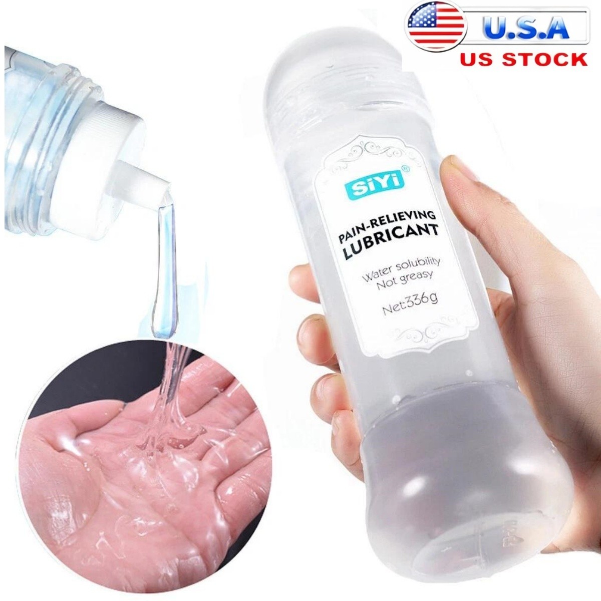Lube Personal Sex Lubricant Water-Based Long Lasting Easy Clean for Women Men