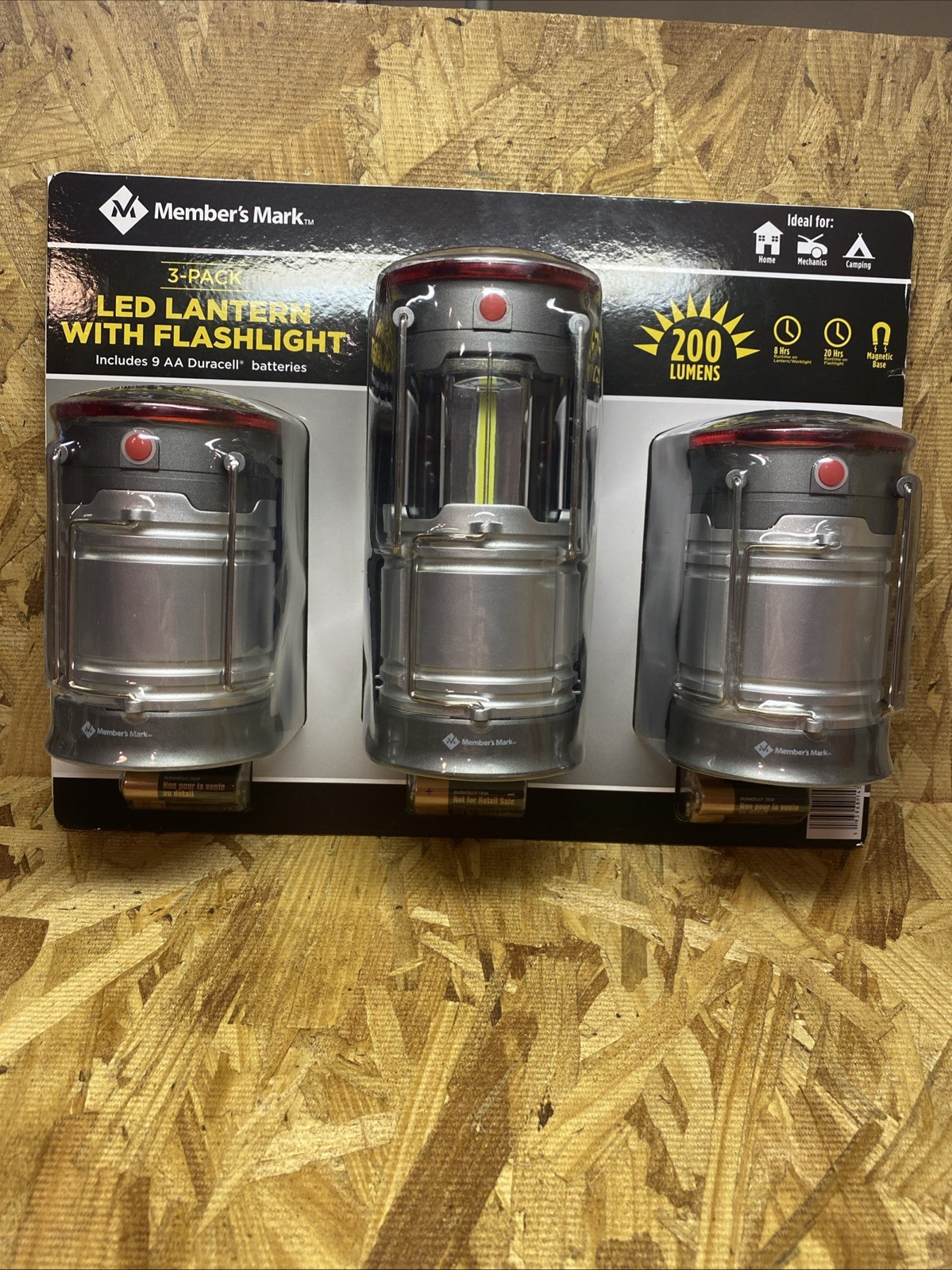 EP 360 Magnetic LED Lantern, Flashlight & Emergency Light Batteries Included-NEW