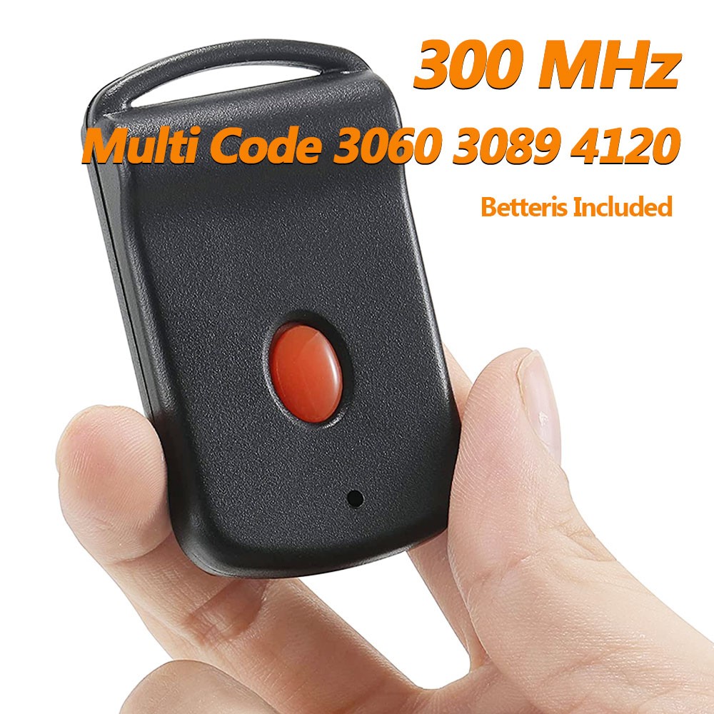 3089 Multi-Code Gate Opener Remote 300 MHz Gate Clicker 10-dip for Linear Remote