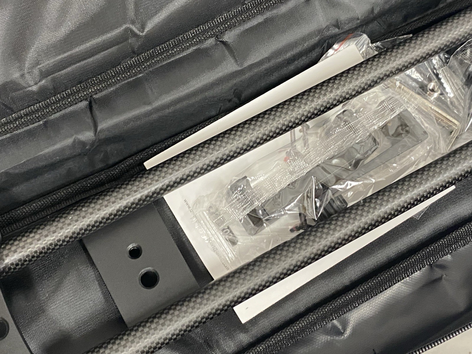 Zecti Camera Slider 24" / 60 cm Adjustable Carbon Fiber Dolly Track w/ Case