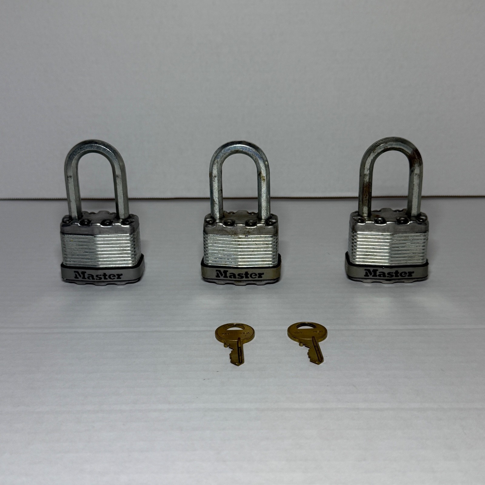 Master Lock M1XQLF 3 Pack Padlock  Security 8 Tough Cut Locks