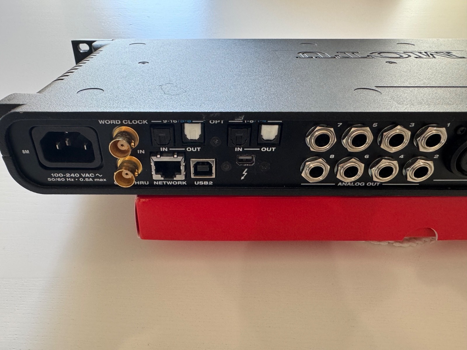 MOTU 8M 8ch Thunderbolt/USB audio interface