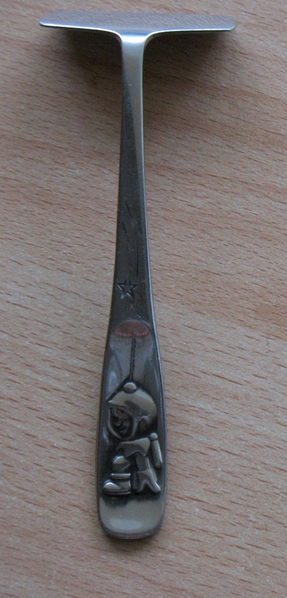 Spoon Germany Space Man Suit Cosmic Ship Sputnik Rocket Propaganda Cromargan Old