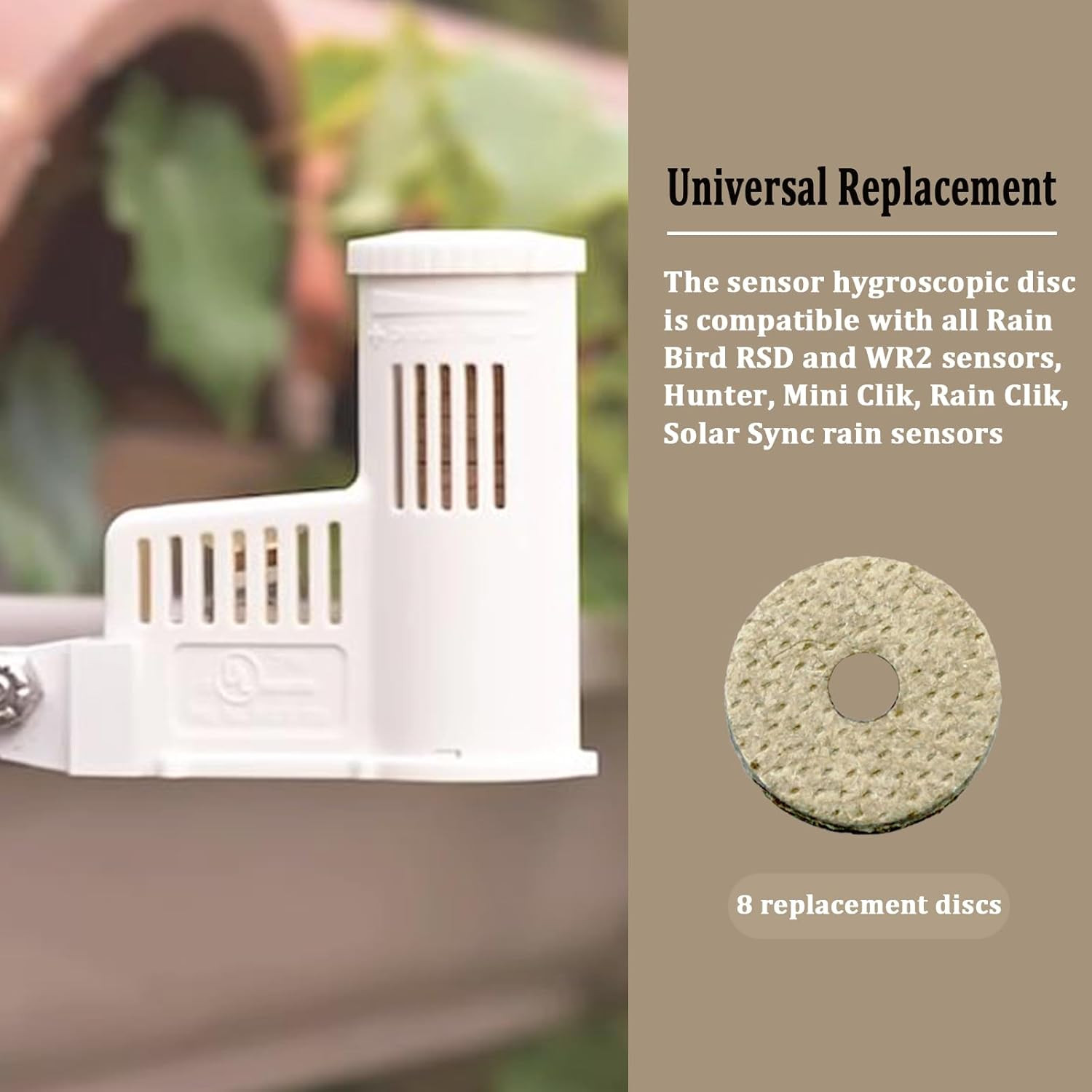 Rain Sensor Hygroscopic Discs Replacement for rainbird Irrigation 16 Pcs | Wo...