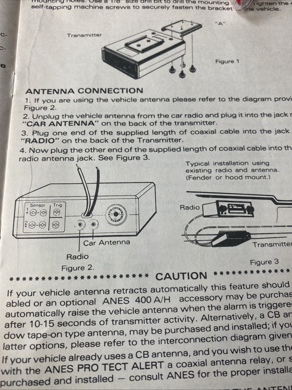 ANES Pro Tect Alert Paging Alarm System NEW OPEN BOX