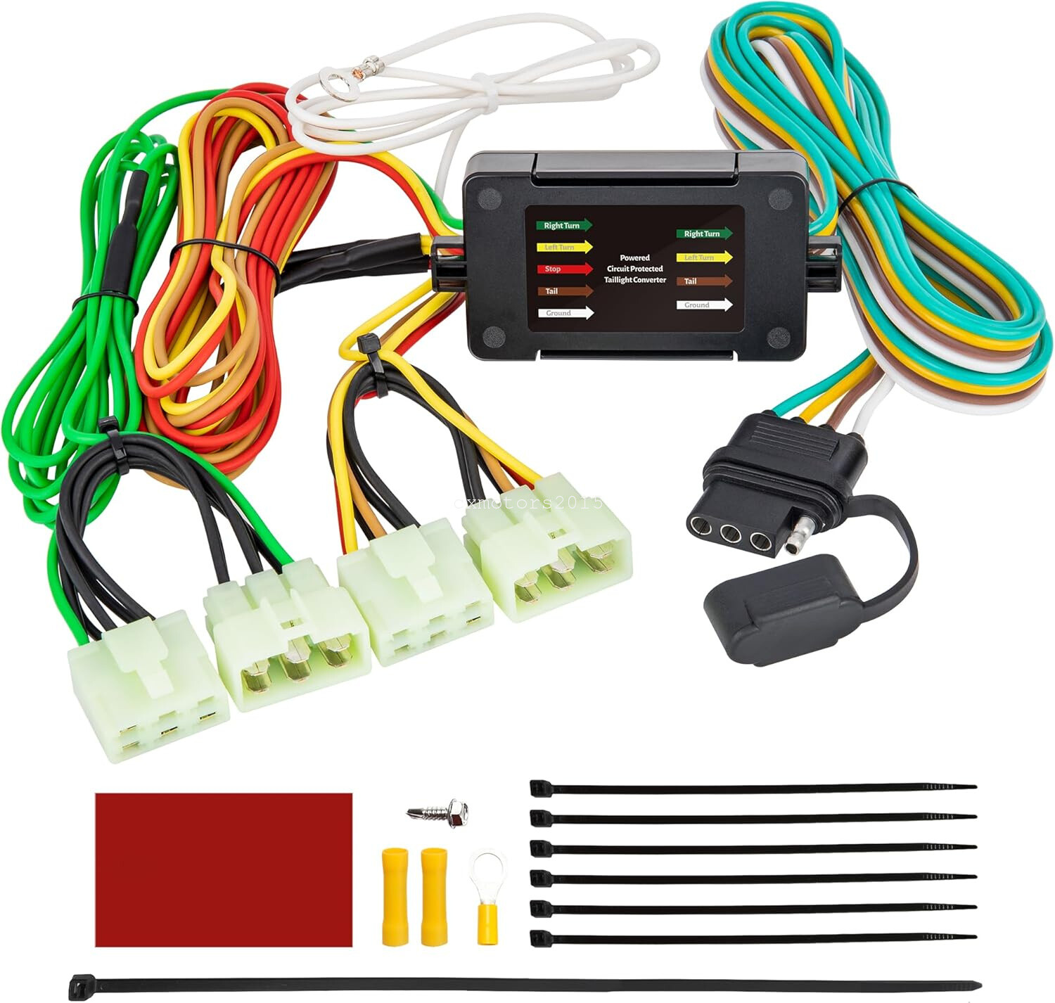 Trailer Light Wiring Harness Connector with 4 Pin Plug For Toyota Tacoma 95-04