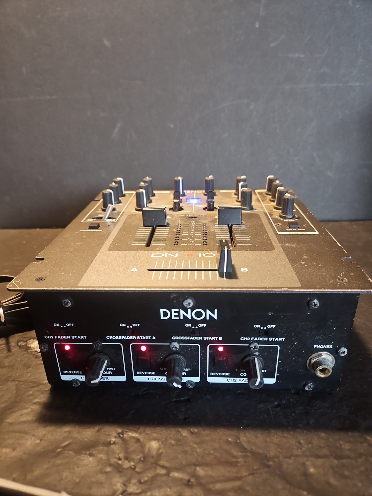 DENON DJ Mixer DN-X100 Model Line PHONO Input Output Untested Plz Read