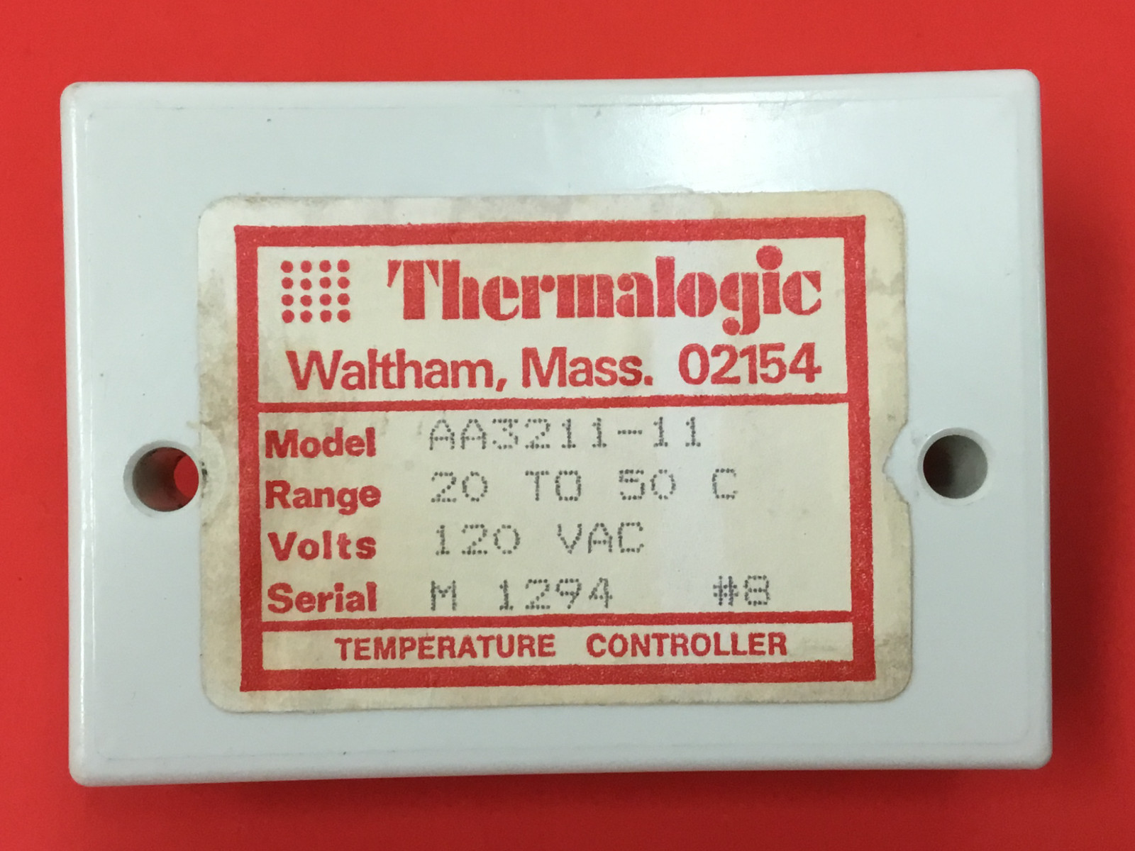 Thermalogic - P/N: AA3211-11  - Temperature Controller
