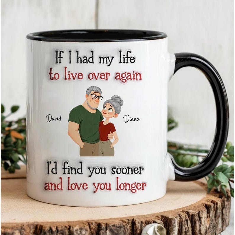 If I Had My Life To Live Over Again I'd Find You Coffee Mug,