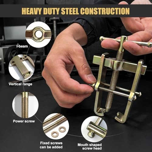 2 Jaw Puller Bearing Puller Set, 3''4''6''Heavy Duty Adjustable Gear Puller