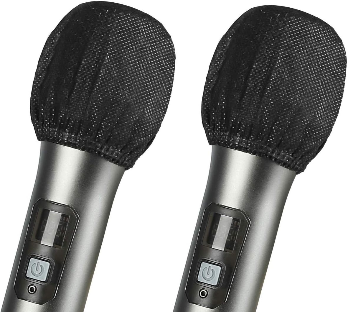 200 Pcs Disposable Microphone Covers - Non-Woven Windscreen for Performances