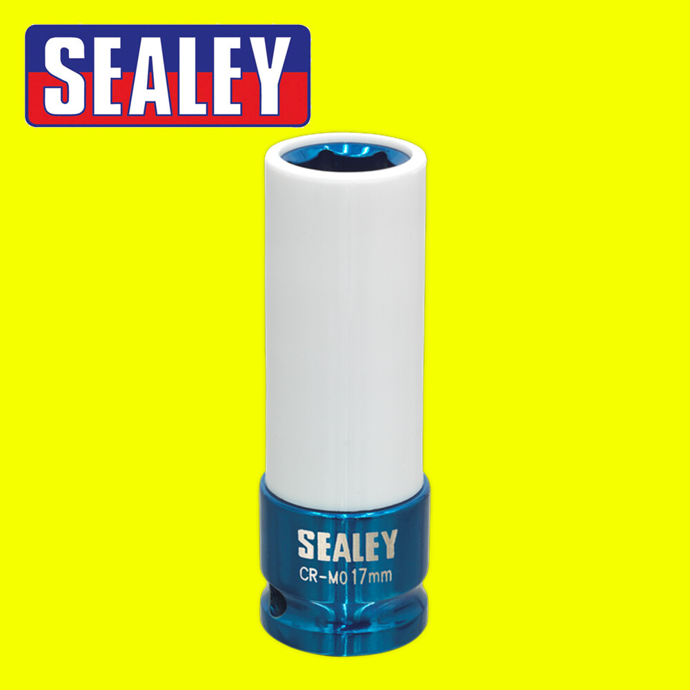 Sealey SX03017 Alloy Wheel Chrome Molybdenum Impact Socket 17mm 1/2"Sq Drive