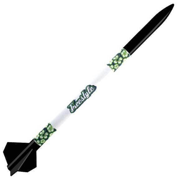 Custom Flying Model Rocket Kit Freestyle   CRC 10055