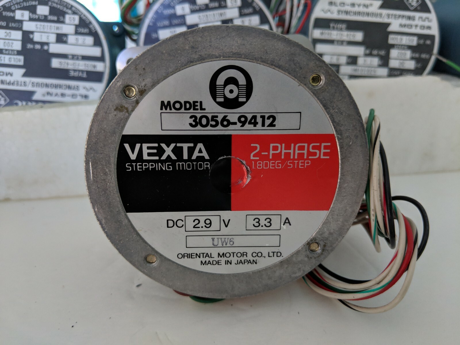  Vexta Stepper, 2-Phase Stepping Motor 3056-9412, Oriental motor Japan