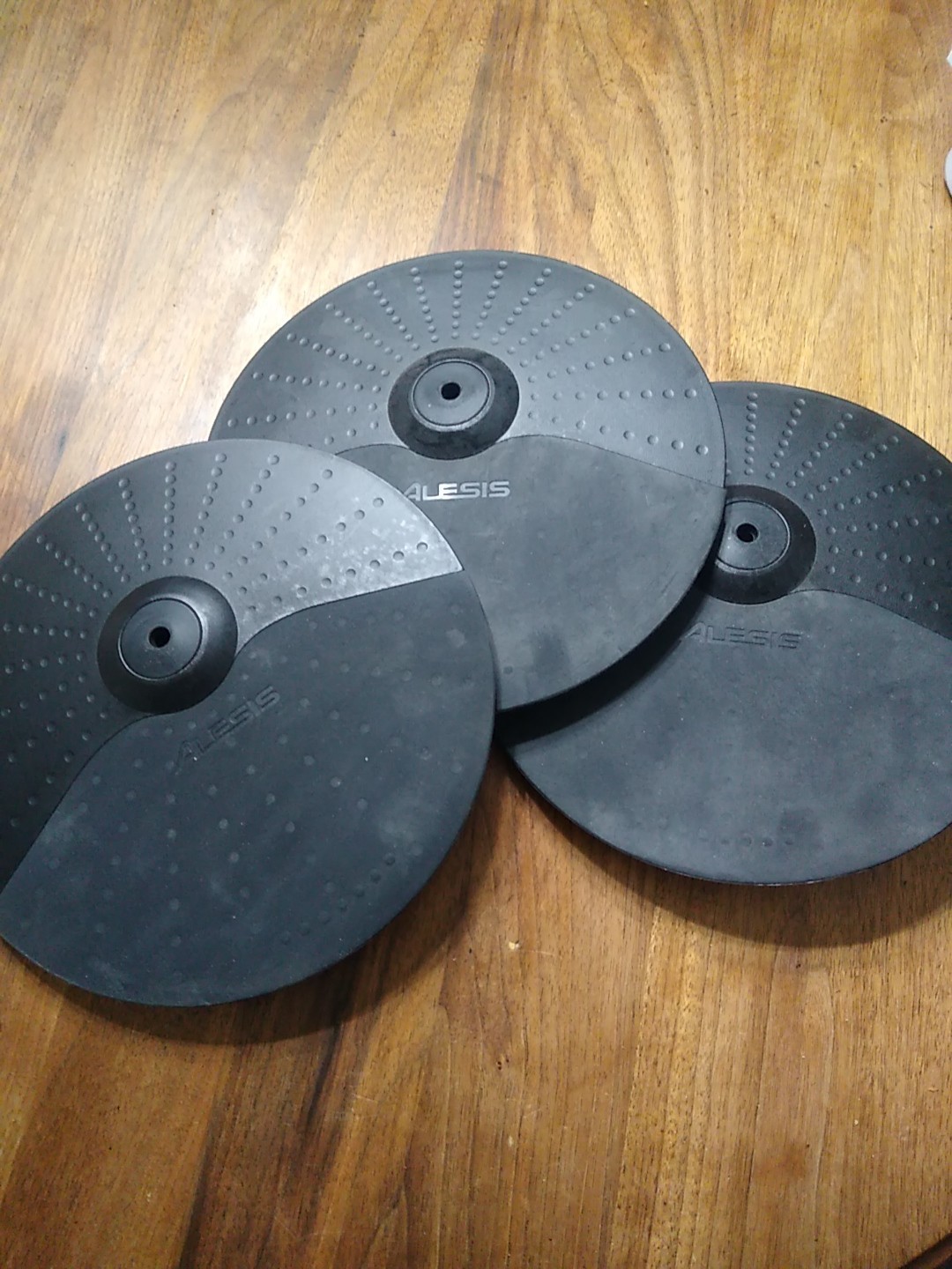 Alesis 10" Cymbal - Lot of 3 - 2 Single Zone - 1 w/ Choke Nitro Drums Electronic
