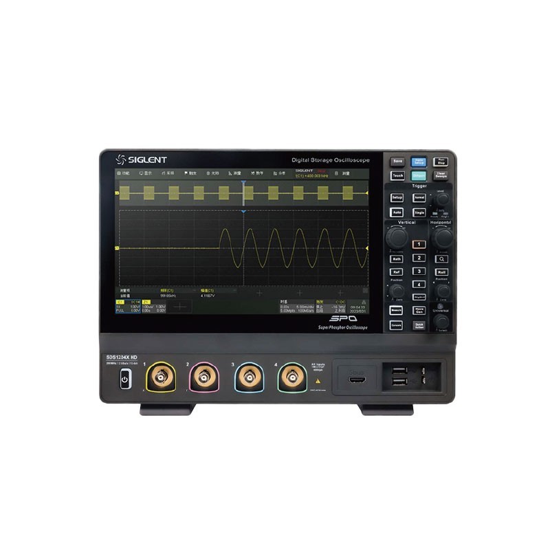 SDS1204X HD 12Bit High Resolution 200MHz 2GSa/s 4-Channel Digital Oscilloscope