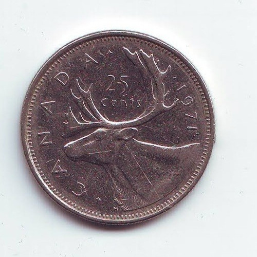 CANADA - 25 Cents - Elizabeth II 1971 - Nickel • 5.05 g • ⌀ 23.88 mm