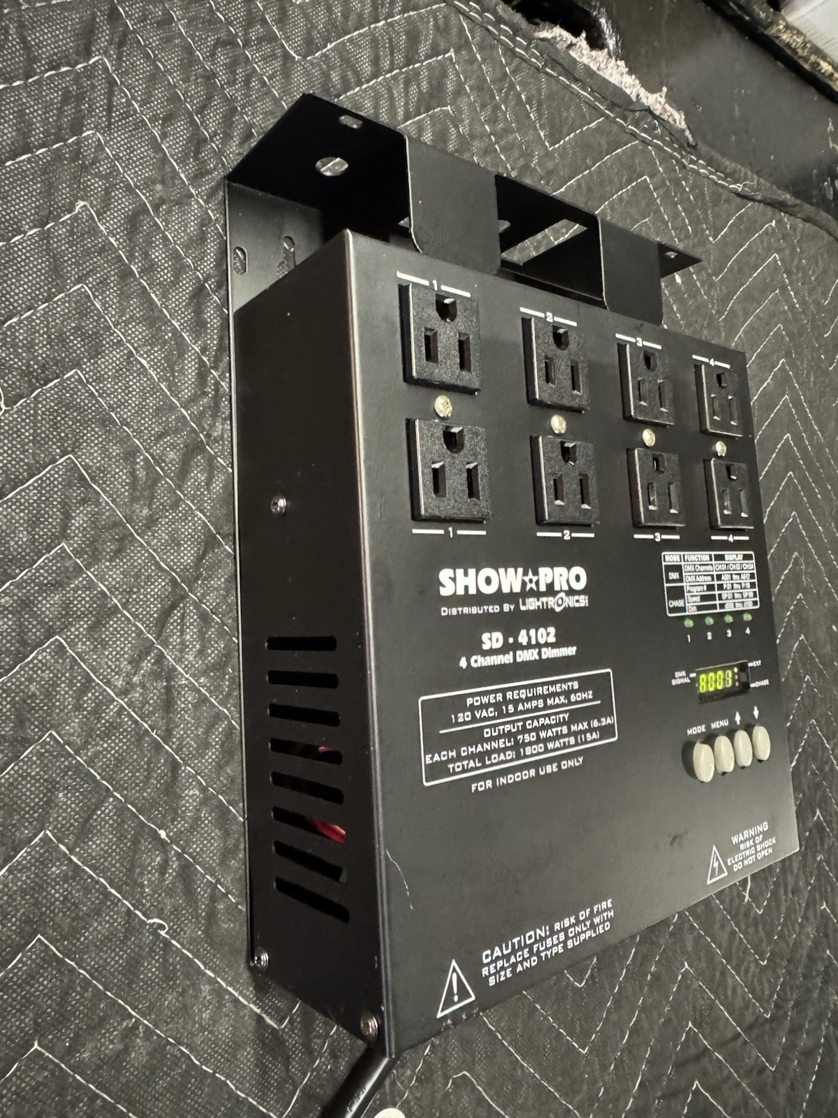 Lightronics SD4102 4 Channel Portable Dimmer