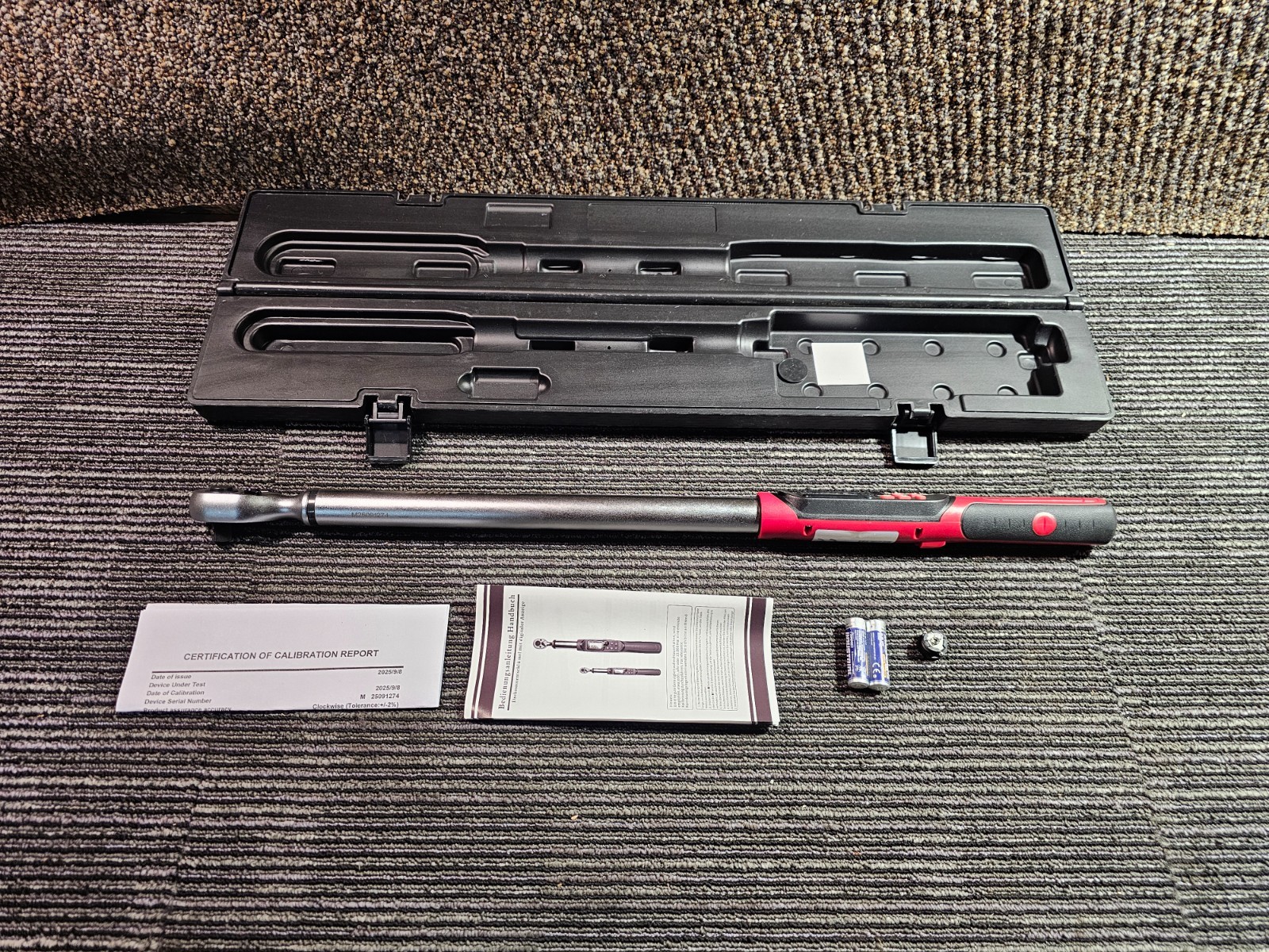 Rekin Digital Torque Wrench 1/2 Inch Drive Digital Torque Wrench, 17-340 Nm
